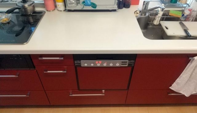 ビルトイン食洗機交換工事　静岡県磐田市　EW-45R2S - Before