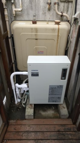 石油給湯器交換工事　神奈川県鎌倉市　UKB-SA472F-MP - After