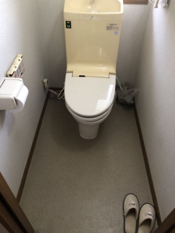 トイレ交換工事　神奈川県横浜市都筑区　CES9151-NW1 - Before