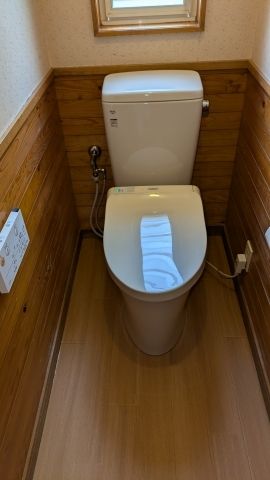 トイレ交換工事　広島県東広島市　BC-Z30H-DT-Z350H-BN8 - After