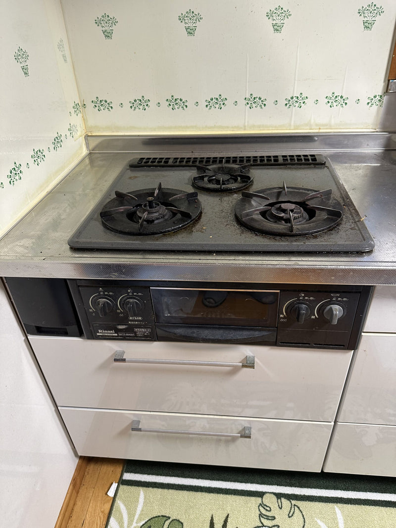 ビルトインガスコンロ交換工事　山梨県北杜市　RHS21W26S11RAV-R-LPG - Before