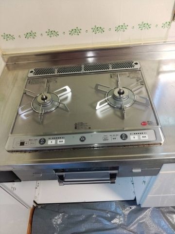 ビルトインガスコンロ交換工事　山梨県北杜市　RHS21W26S11RAV-R-LPG - After