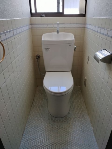 トイレ交換工事　神奈川県足柄下郡真鶴町　CS232BM-SH233BA-NW1 - After