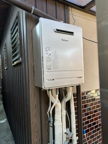 ガス給湯器交換工事　滋賀県彦根市　FH-1613SAW-set-LPG