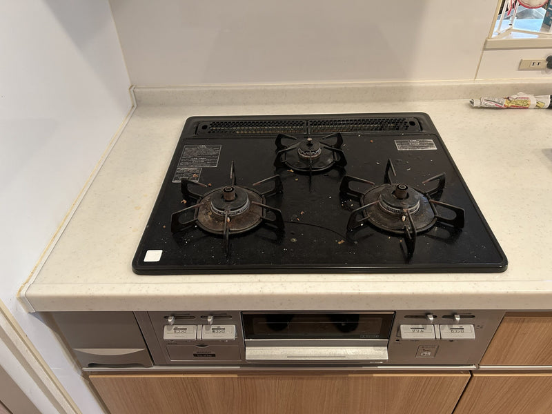 ビルトインガスコンロ交換工事　兵庫県明石市　PD-863WS-U75GP-13A - Before
