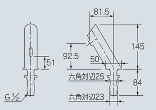 洗面用蛇口[台][自動水栓][単水栓][センサー水栓][乾電池][スパウト81mm][吐水口高さ91mm][一般地]