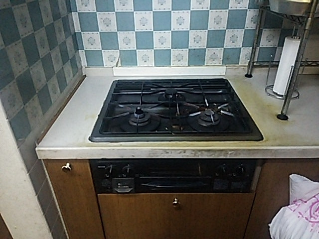 ビルトインコンロ・給湯器交換工事　東京都清瀬市　RHS31W17G11R-STW-LPG - Before