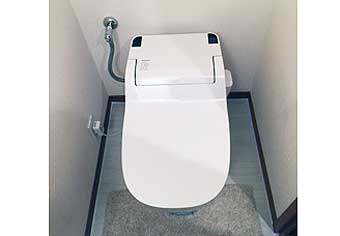 洋式便器交換工事　東京都港区　XCH1101WS-sale - After