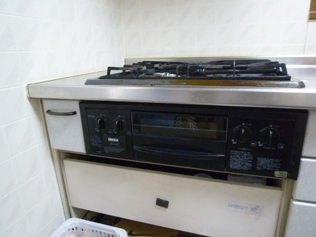 ガスコンロ交換工事　栃木県宇都宮市　RHS71W15G23R3C-STW-13A - Before