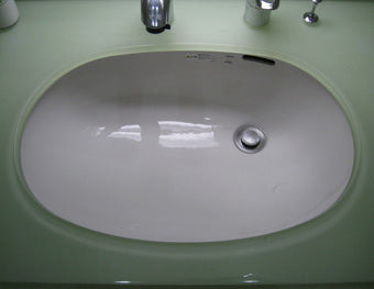 洗面器交換工事　東京都荒川区　L587U