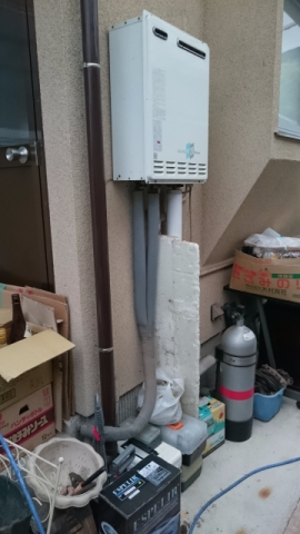 給湯器交換工事　広島県東広島市　GT-2050SAWX-2BL-set-LPG - Before
