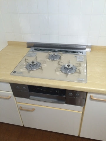 ガスコンロ交換工事　福岡県福岡市中央区　N3WN8PWASMSTES-13A