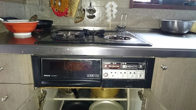 ガスコンロ交換工事　栃木県宇都宮市　RS31W20K10D-VW-LPG - Before