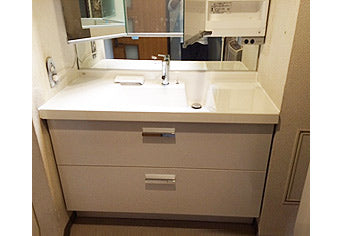 洗面化粧台交換工事　神奈川県秦野市　GR1FH-120E5Y-A+MGR1-1203TXJU - After