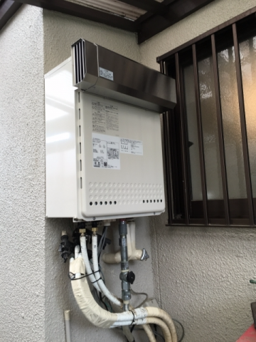 給湯器交換工事　兵庫県川西市　GT-2450SAWX-2BL-set-13A - After