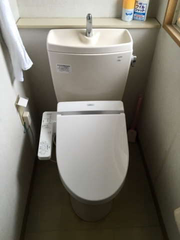 トイレ交換工事　埼玉県北葛飾郡松伏町　CS230BM-SH231BA-W - After