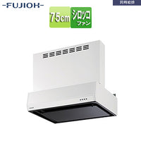 ●レンジフード 同時給排シリーズ[シロッコファン][幅75cm][総高さ60cm][平型][同時給排][給気前幕板付属][ホワイト]