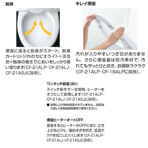 暖房便座[大型サイズ][スローダウン機構付][脱臭機能付][キレイ便座][固定式][フタ付][固定強化ボルト付]