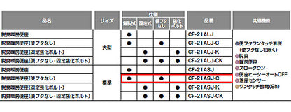 暖房便座[標準サイズ][スローダウン機構付][脱臭機能付][ワンタッチ着脱式][フタなし]