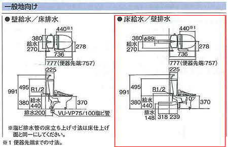 組み合わせトイレ CS370シリーズ[壁:排水芯148mm][手洗い無し][組み合わせ便器][セフィオンテクト][防露あり][標準サイズ][一般地]