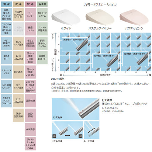 洗浄便座 ビューティトワレ[MSシリーズ][瞬間式][共用サイズ][暖房便座][オート開閉][オート脱臭][温風乾燥][エコナビ]