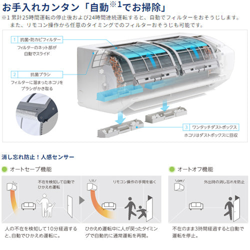 ルームエアコン[SVシリーズ][200V][18畳][5.6kW][2024年モデル]