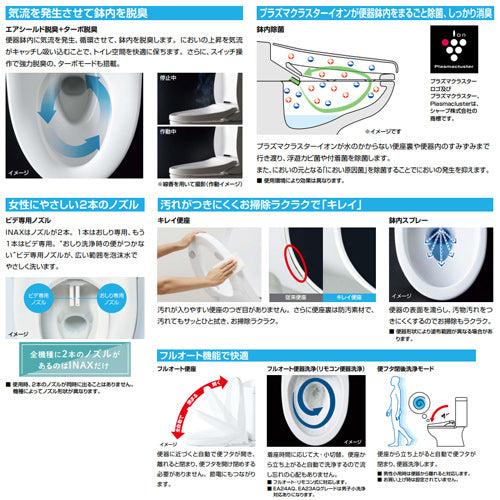 洗浄便座 シャワートイレ パッソ[EA24A][瞬間式][共用サイズ][暖房便座][オート洗浄][オート開閉][鉢内除菌][温風乾燥][アメージュZ便器用]