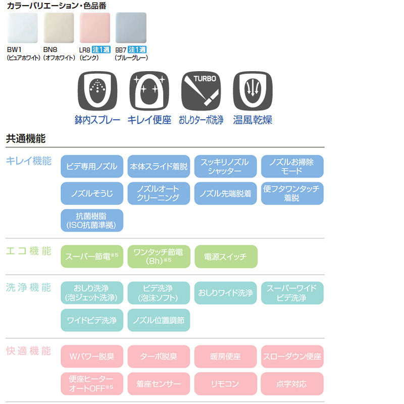 洗浄便座 シャワートイレ KAシリーズ[KA32A][貯湯式][共用サイズ][暖房便座][温風乾燥][手動レバー洗浄]