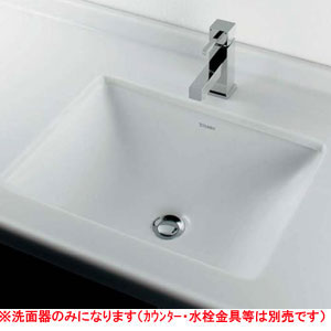洗面器単品 [デュラビット][Starck3][Philippe Starck][アンダーカウンター式][水栓取付穴径：φ35][1ヶ所]