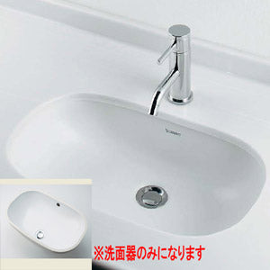 洗面器単品[デュラビット][D-Code][Sieger Design][アンダーカウンター式][楕円形]