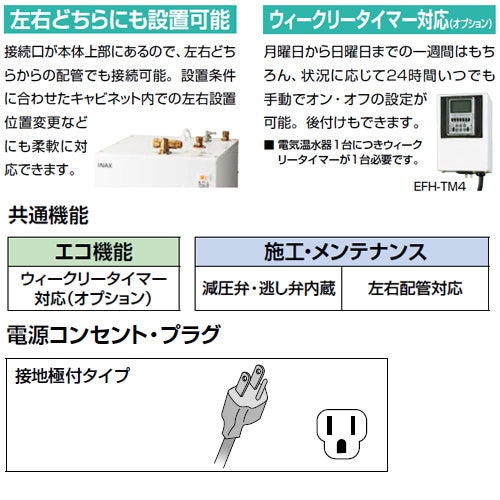 小型電気温水器 ゆプラス[床置設置][手洗洗面用][スタンダードタイプ][本体+排水器具][100V][25L][わきあげ温度:約60度][φ25・φ32金属排水管共用]