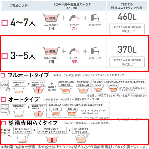 ♪エコキュート[給湯専用][角型][370L][Aシリーズ][パワフル高圧][一般地][耐重塩害][リモコン脚部カバー]▲