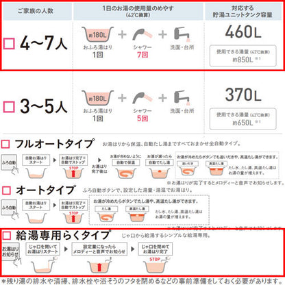 ♪エコキュート[給湯専用][460L][角型][Aシリーズ][パワフル高圧][寒冷地][耐塩害][リモコン脚部カバー]▲