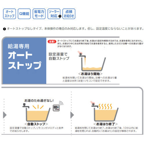 ガス給湯器[エコジョーズ][本体のみ][PS扉内設置型][前面排気][延長不可][給湯専用][16号][15A][プロパンガス]