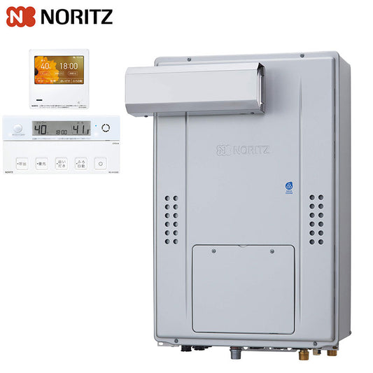 熱源機 [エコジョーズ][浴室・台所リモコンセット][2温度][6P熱動弁内蔵][2-6][暖房能力14.0kW][アルコーブ設置型][プレミアム][フルオート][24号]