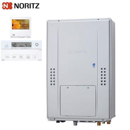 熱源機 [エコジョーズ][浴室・台所リモコンセット][2温度][6P熱動弁内蔵][2-6][暖房能力14.0kW][PS扉内設置型][後方排気][延長可能][プレミアム][フルオート][24号][都市ガス]