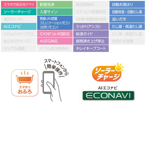 ♪【10年保証付】【工事費込】エコキュート[フルオート][370L][薄型][Hシリーズ][標準圧][一般地][スマイル10]▲