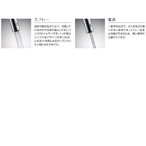 キッチン用蛇口[ハンスグローエ社][アクサーチッテリオ][台][シングルレバー混合水栓][フレキシブルスパウトタイプ][スプレー][クロム][一般地]