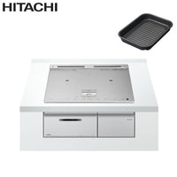 IHクッキングヒーター N8ATシリーズ[60cm][3口IH][マルチグリル][シルバー][鉄・ステンレス対応][30A][単相200V][ラク旨グリル]
