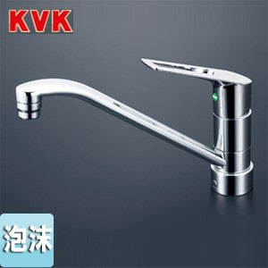 キッチン用蛇口[台][シングルレバー混合水栓][流し台用][上施工タイプ][eレバー][泡沫][一般地]