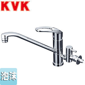 キッチン用蛇口[台][シングルレバー混合水栓][流し台用][分岐止水栓付][給水分岐専用:360度回転式][泡沫][一般地]