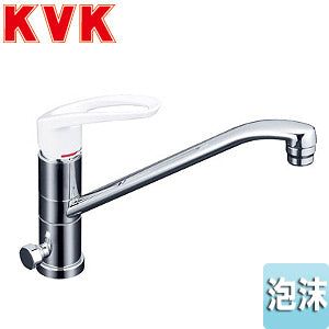 キッチン用蛇口[台][シングルレバー混合水栓][流し台用][分岐孔付][給湯分岐専用:360度回転式][泡沫][一般地]