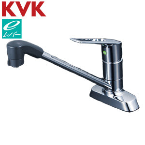 キッチン用蛇口[台][シングルレバー式シャワー付混合栓][200mmパイプ付][eレバー][一般地]