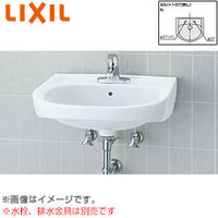 洗面器単品[壁掛式][角形][そで無大形][水栓取付穴径:φ27][右側1ヶ所]