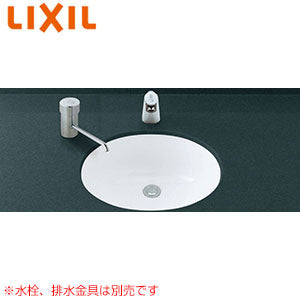 洗面器単品[アンダーカウンター式][楕円形]
