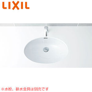 洗面器単品[アンダーカウンター式][楕円形]