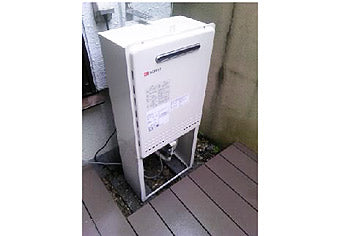 ガス給湯器交換工事　京都市上京区 据置台 GT-2050SAWXBL-set - After