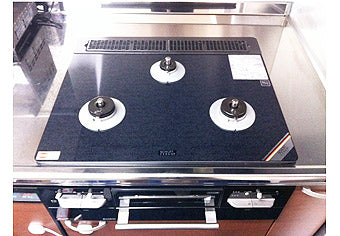 ビルトインガスコンロ交換工事　東京都世田谷区 RS31W11G13R-B(L/R)
