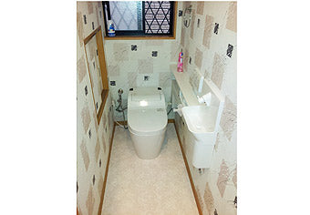 洋式便器交換工事　大阪府豊中市 XCH1101WS-set