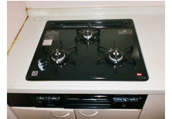 ビルトインガスコンロ交換工事　兵庫県西宮市 C3GK2RSQ1R　